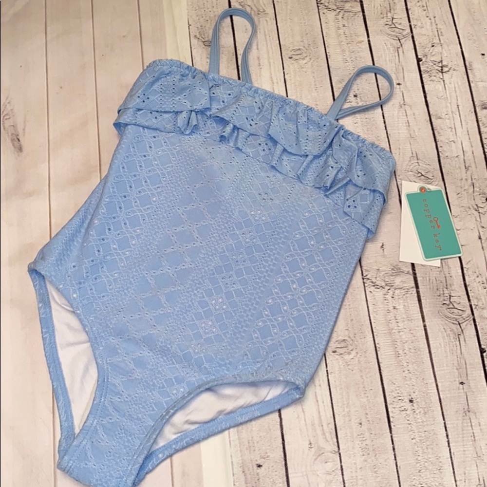 🌞 girls copper key one piece swimsuit 🌞